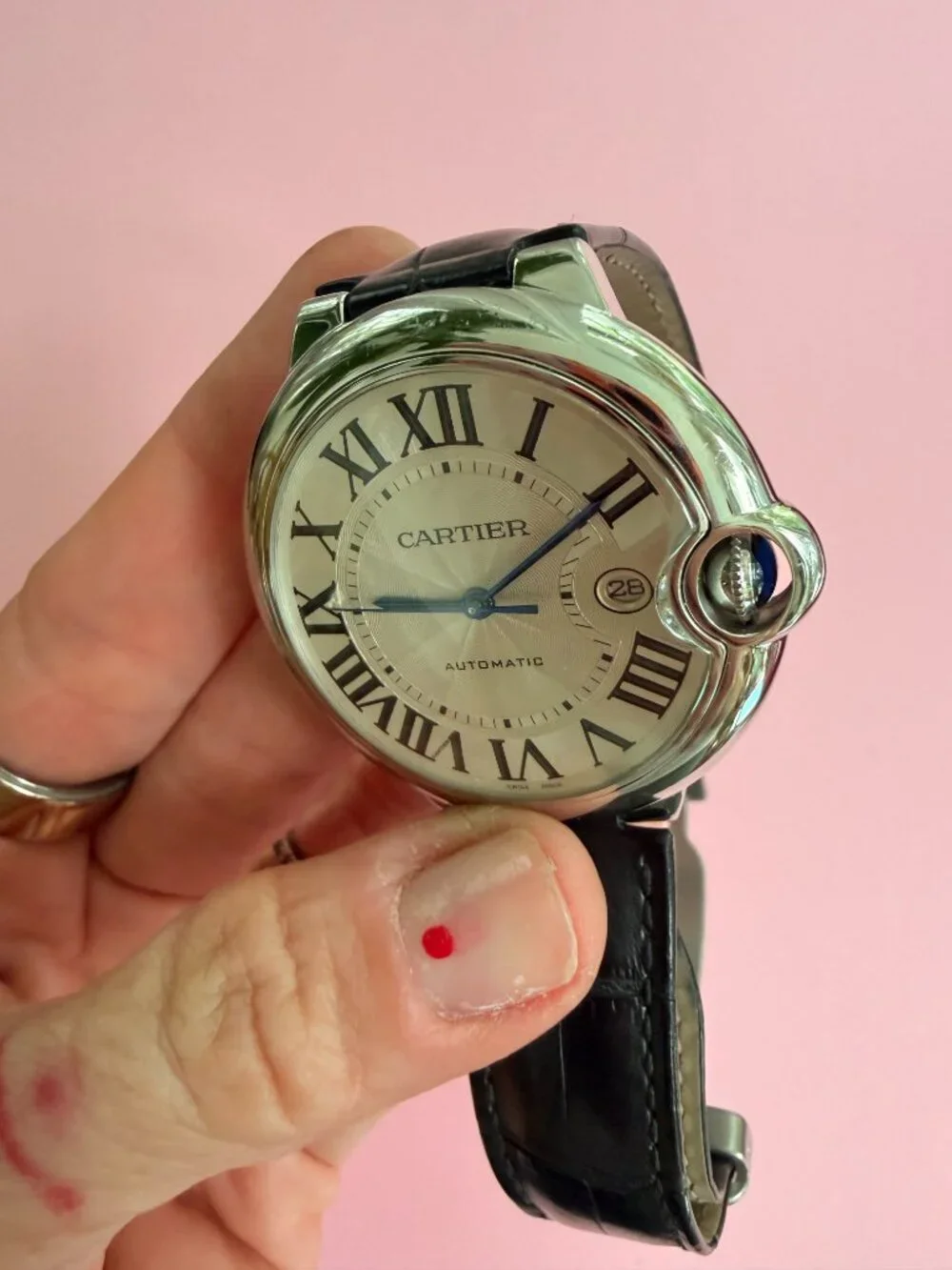 Ballon Blue De Cartier mens Automatic watch